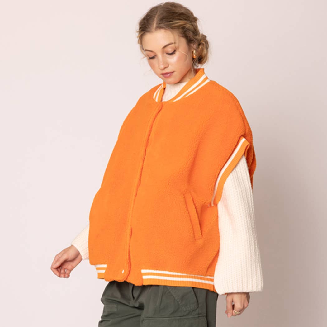 Sherpa Varsity Short-Sleeve Baseball Vest