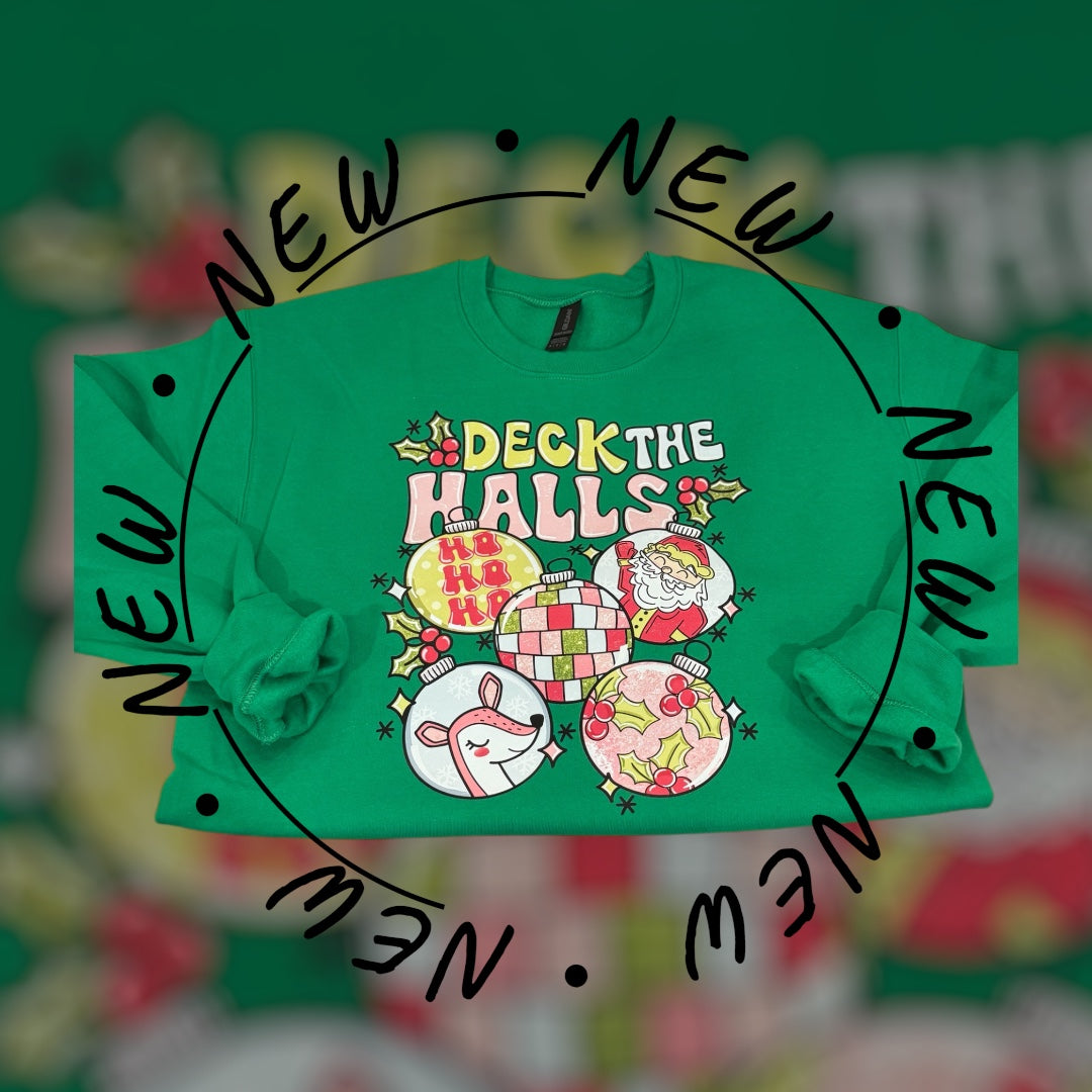 Deck the Halls Christmas Sweatshirt