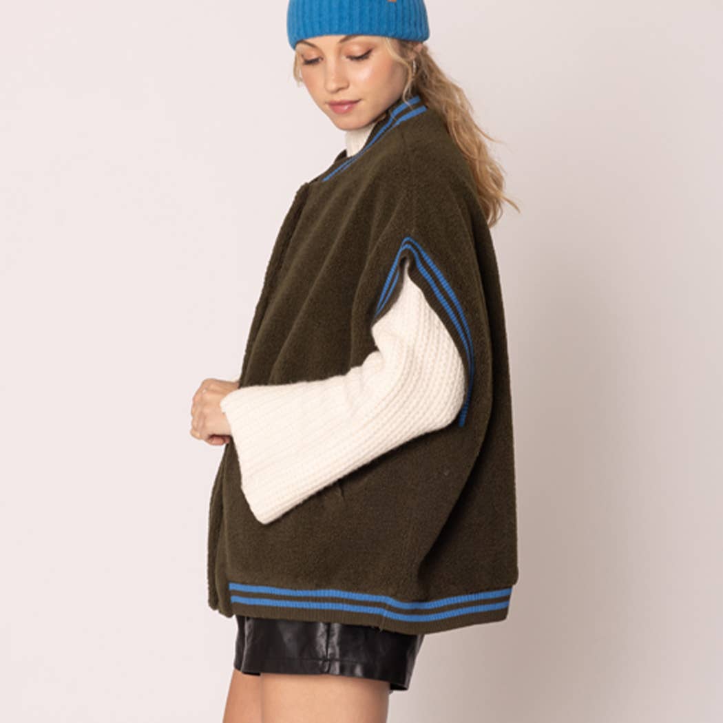 Sherpa Varsity Short-Sleeve Baseball Vest