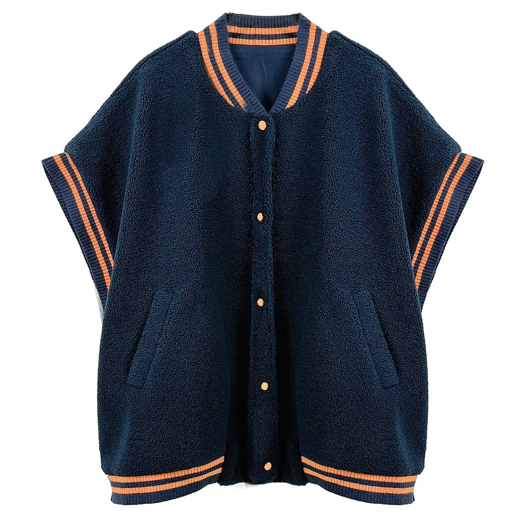 Sherpa Varsity Short-Sleeve Baseball Vest
