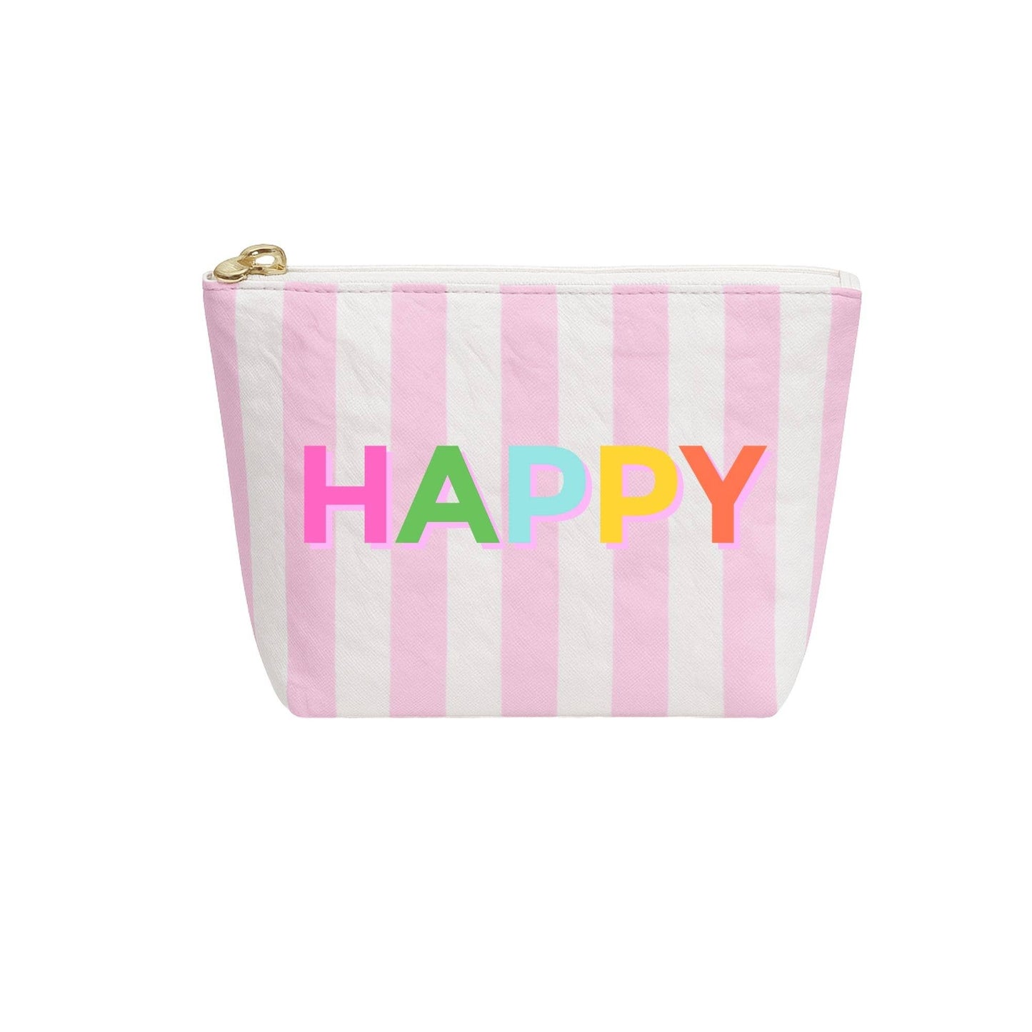 Cute Stripe Tyvek Pouch | Teen and Girl Stocking Stuffer