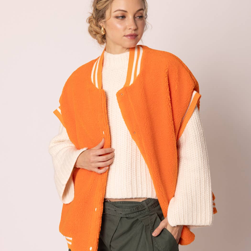 Sherpa Varsity Short-Sleeve Baseball Vest