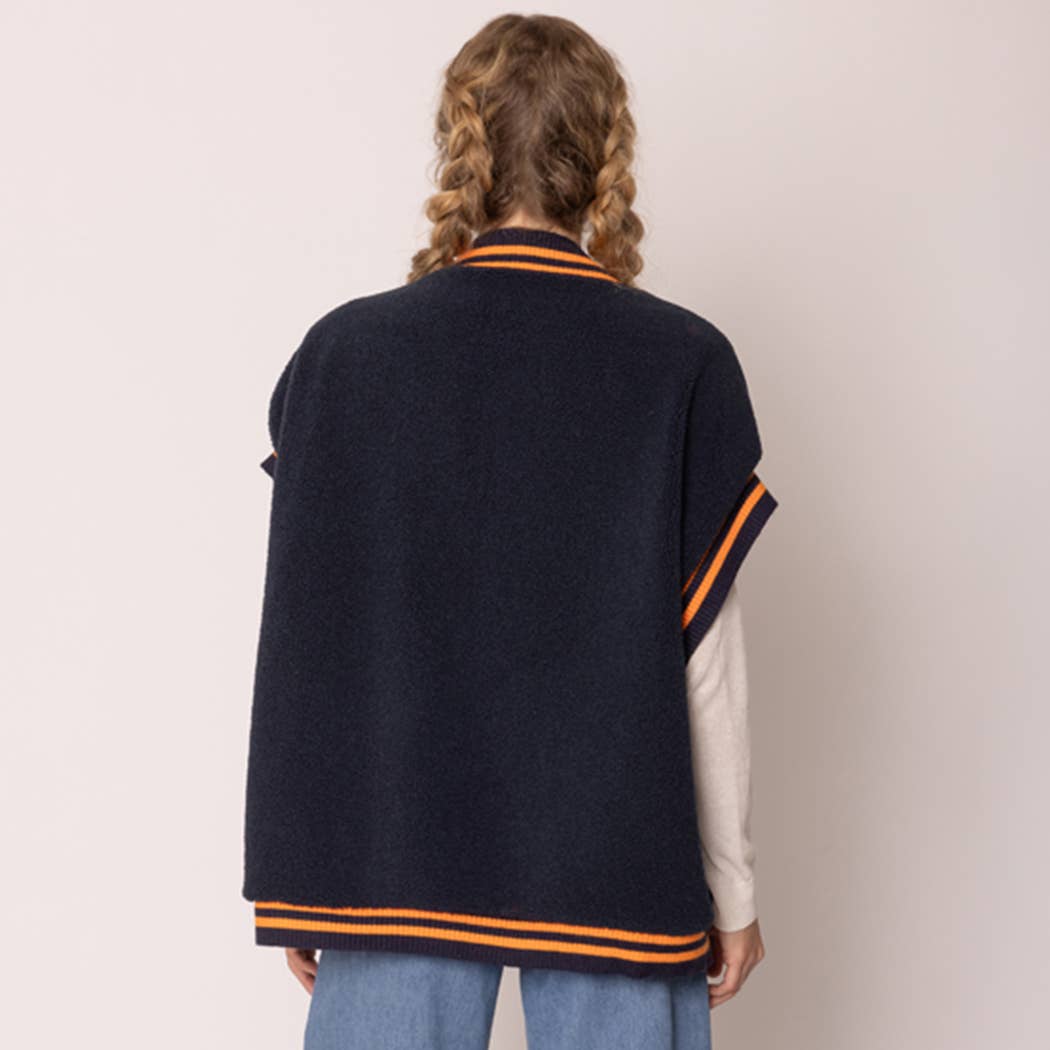 Sherpa Varsity Short-Sleeve Baseball Vest