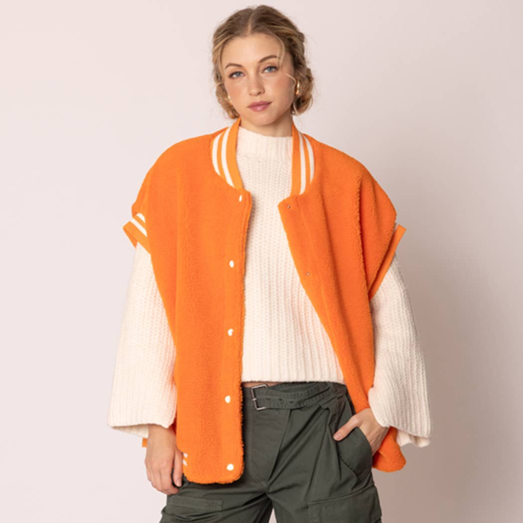 Sherpa Varsity Short-Sleeve Baseball Vest
