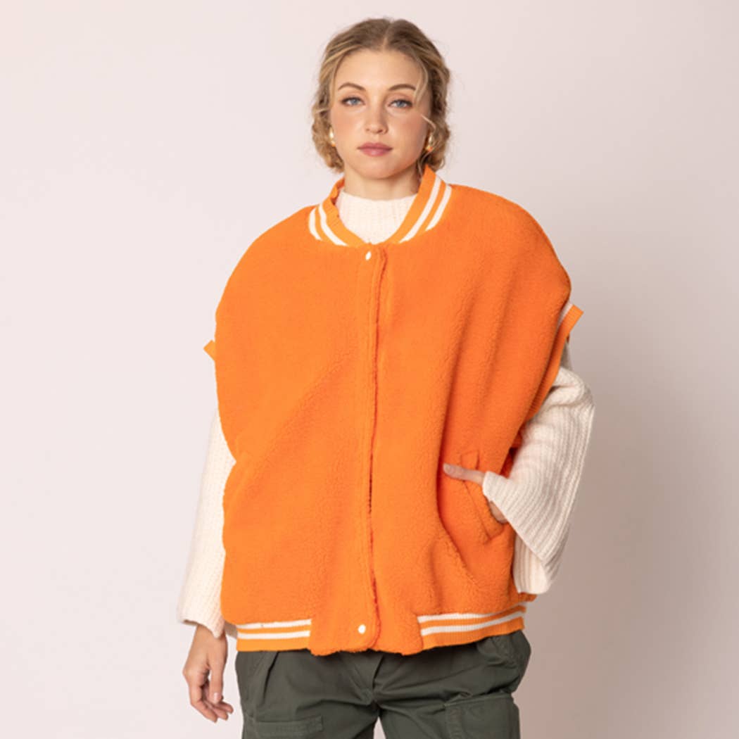 Sherpa Varsity Short-Sleeve Baseball Vest