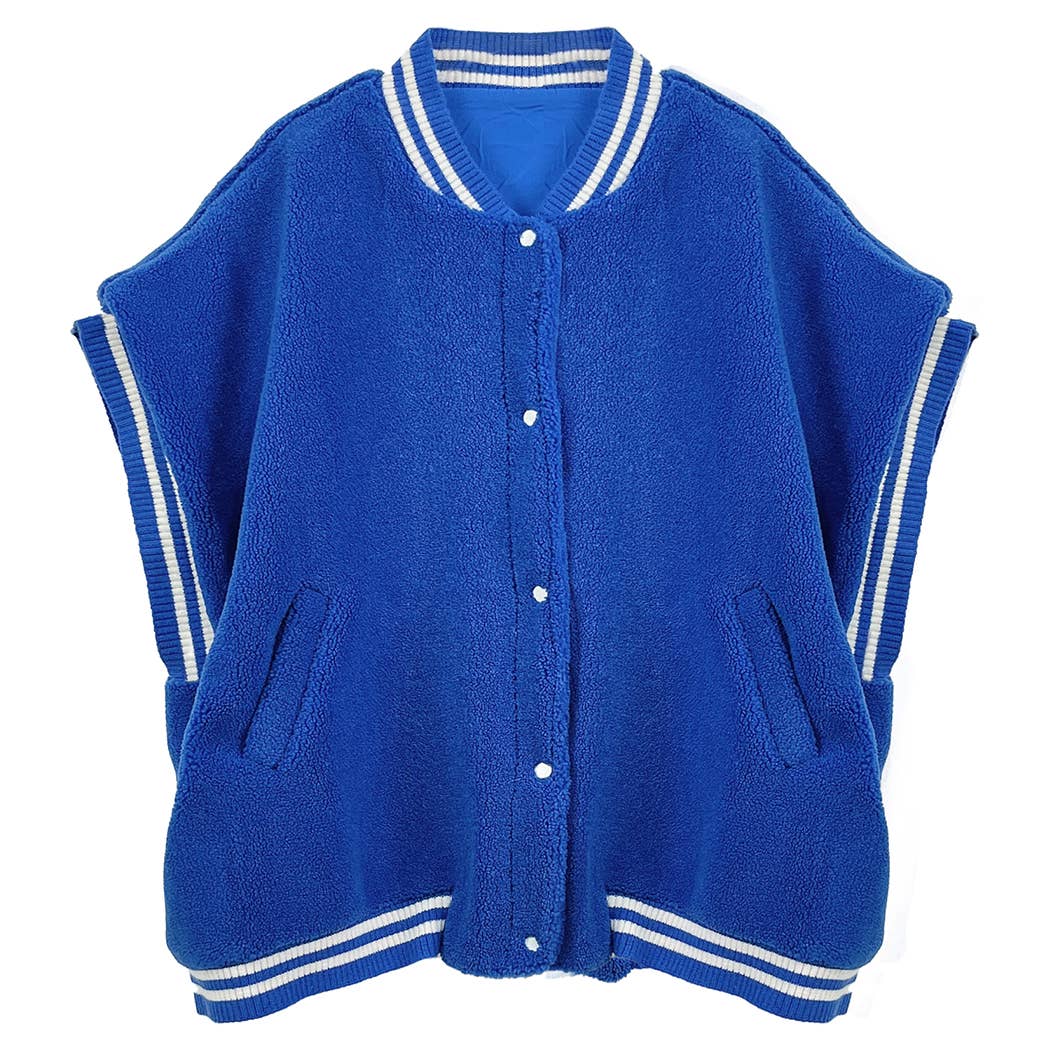 Sherpa Varsity Short-Sleeve Baseball Vest