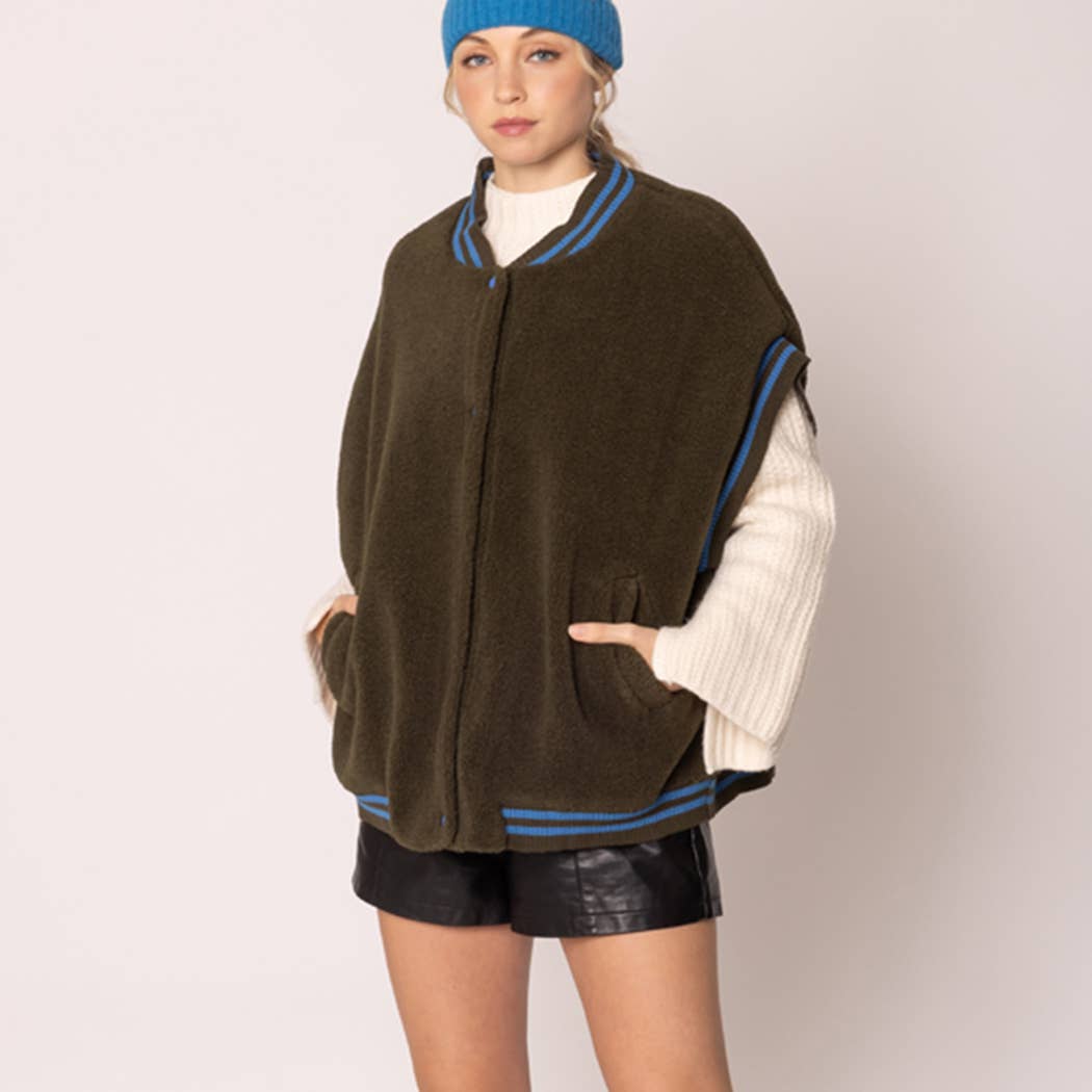 Sherpa Varsity Short-Sleeve Baseball Vest