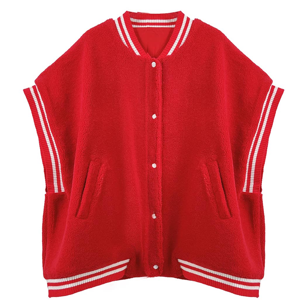 Sherpa Varsity Short-Sleeve Baseball Vest