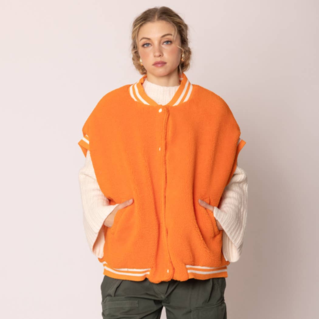 Sherpa Varsity Short-Sleeve Baseball Vest